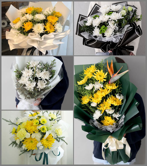 广东肇庆市德庆县悦城镇永增村白事花束代送